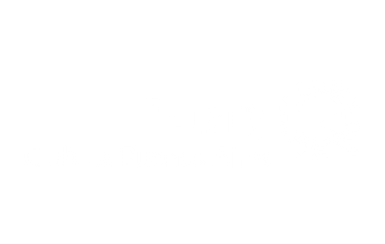 Logo Rotary Club Buenos Aires en Blanco