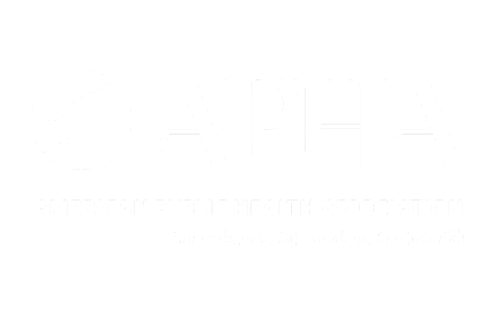 American Public Health Association White logo