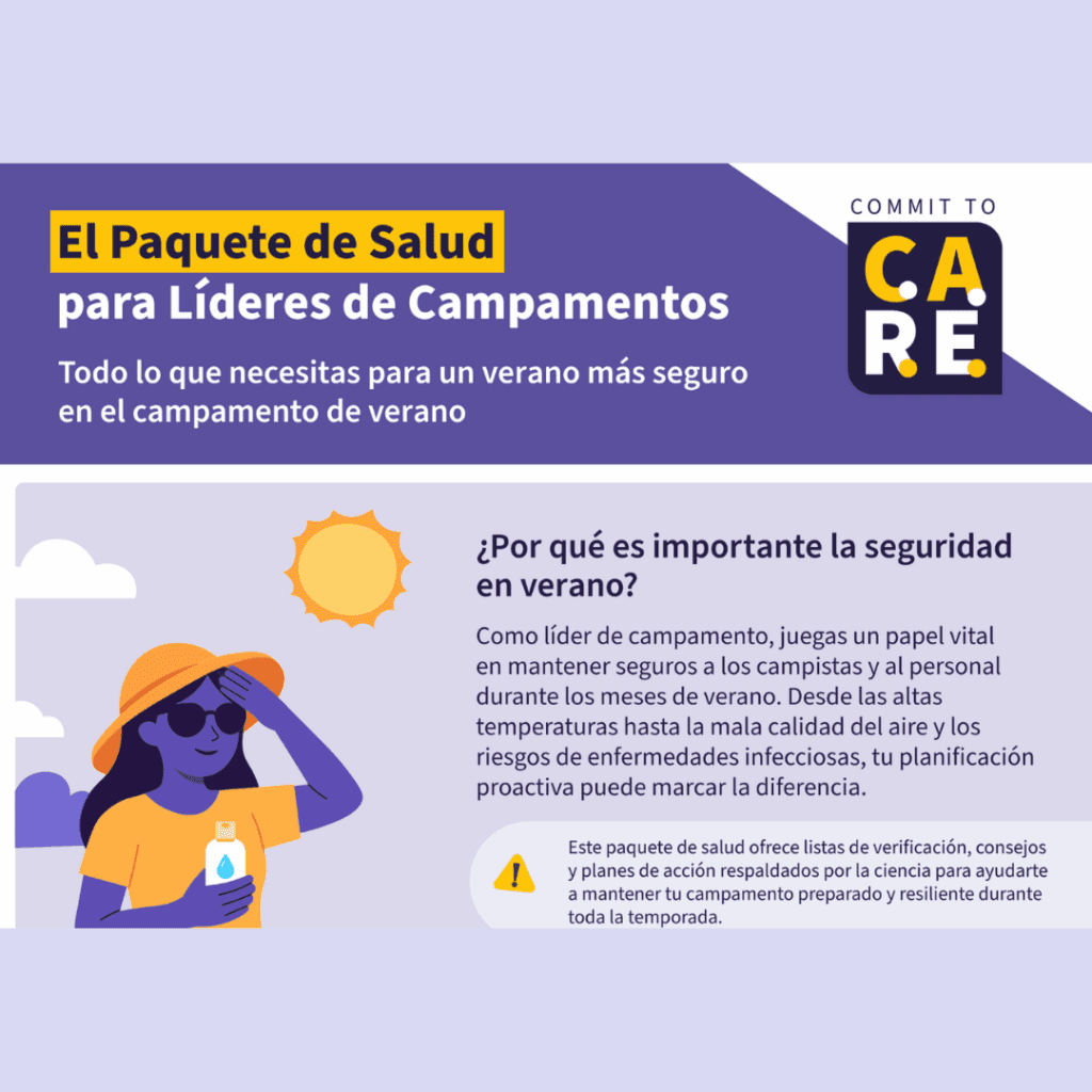 El Paquete de Salud para Líderes de Campamentos